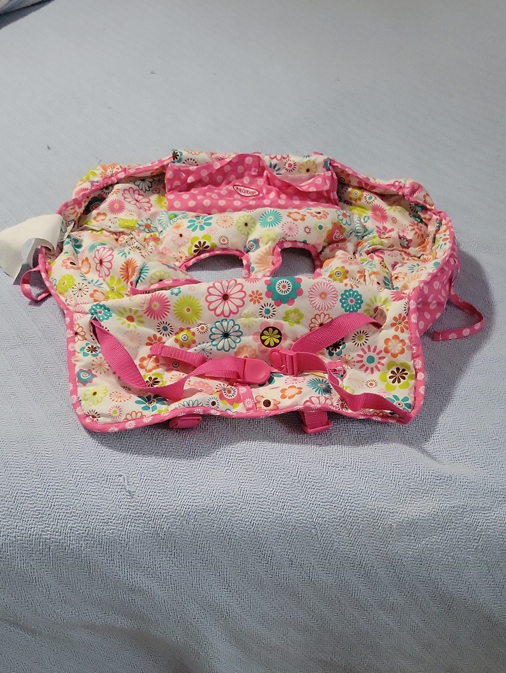 Floral Pink Adjustable Kids Harness Seat Cover